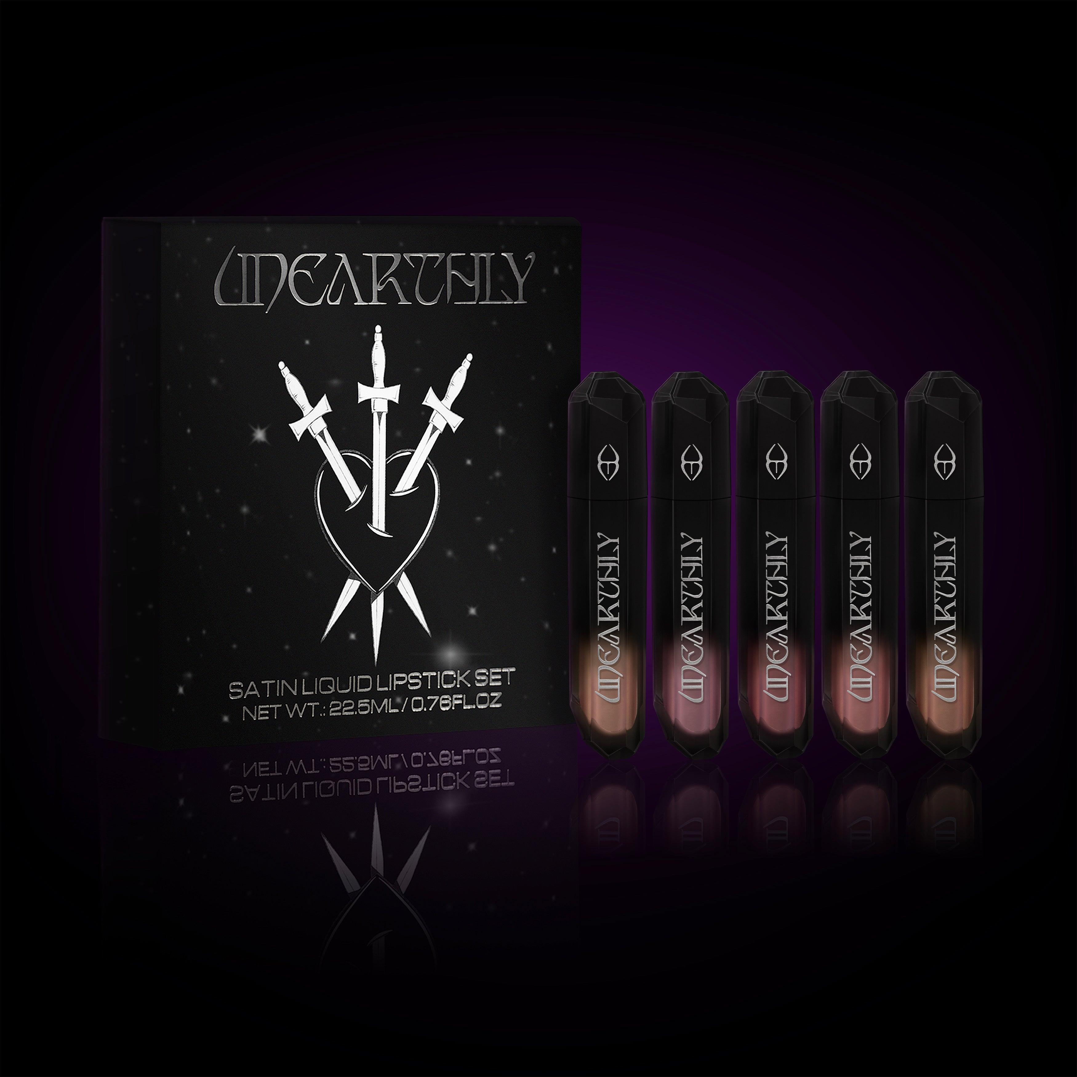 5 Piece Satin Sorcery™ Liquid Lipstick Set